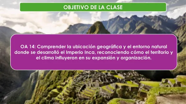 El Imperio Inca y su geografía
