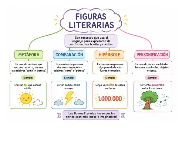 Mapa conceptual figuras literarias 