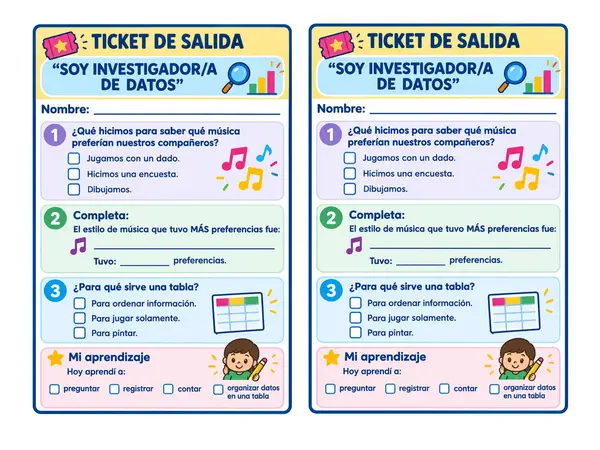 Gráficos. Tickets de salidas