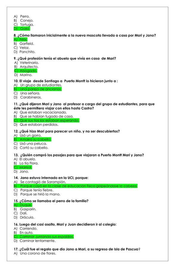 Prueba Lectura - Los casi, casi primos