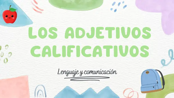 Los adjetivos calificativos 