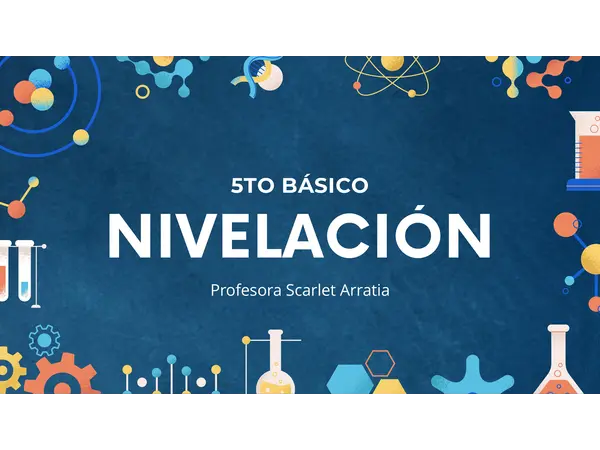 PPT Nivelacion para 5to, Ciencias Naturales