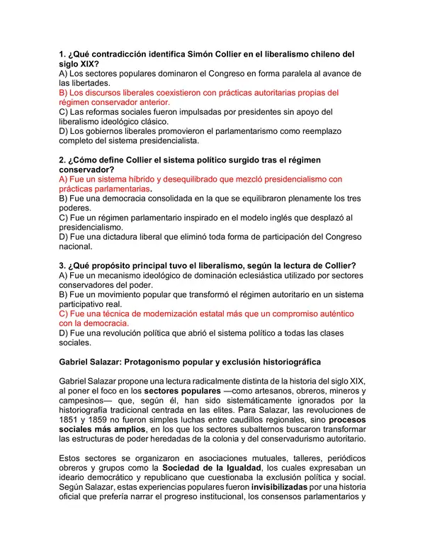 Republica liberal en Chile