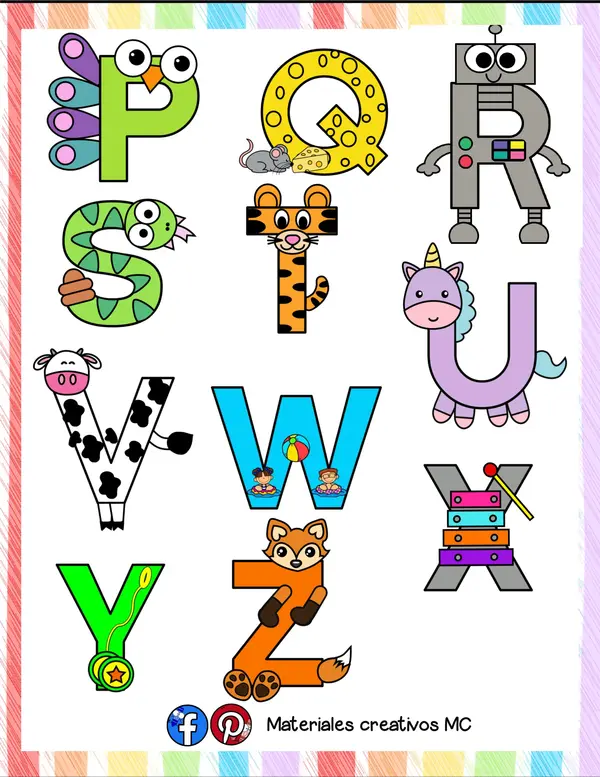 ✨ Letras Artísticas de la A a la Z ✨