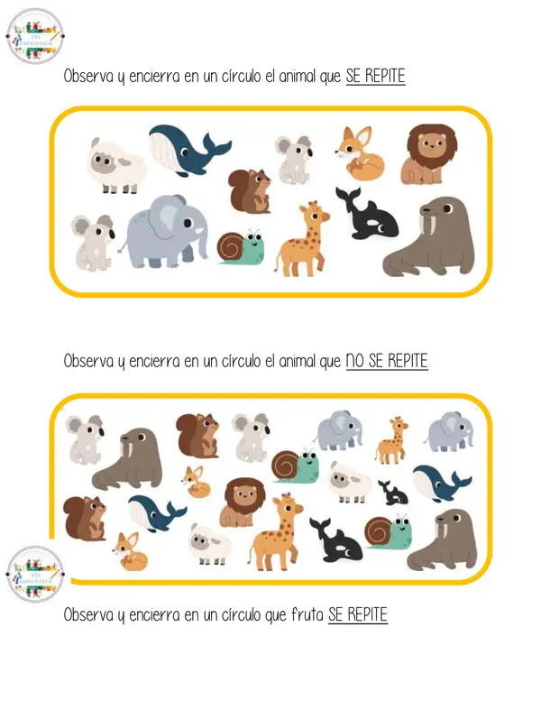 Guía de actividades atención 