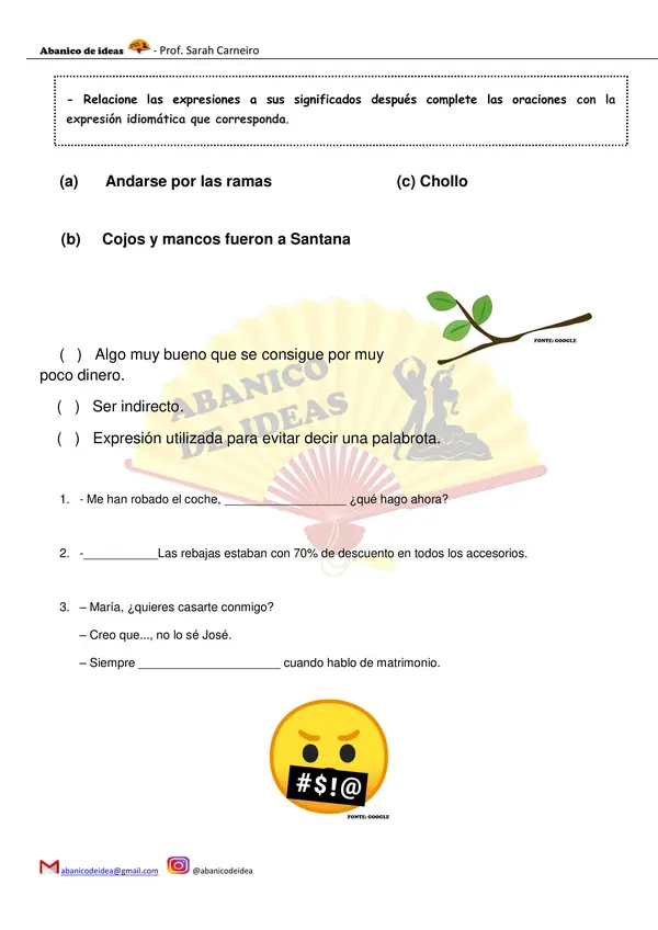 Expresiones idiomáticas