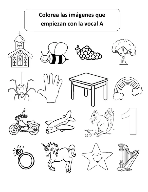 Cuadernillo de vocales