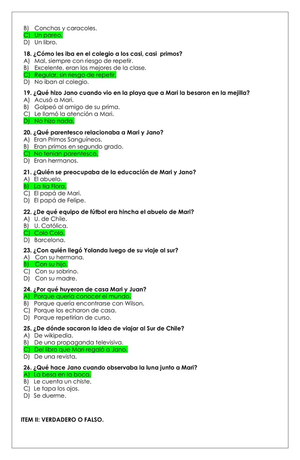 Prueba Lectura - Los casi, casi primos