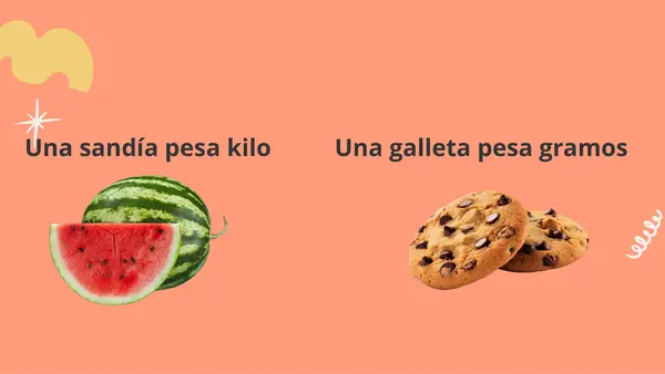 Relación kilos y gramos