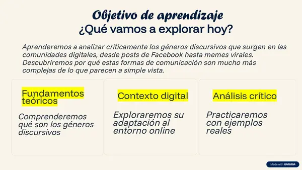 géneros discursivos en comunidades digitales