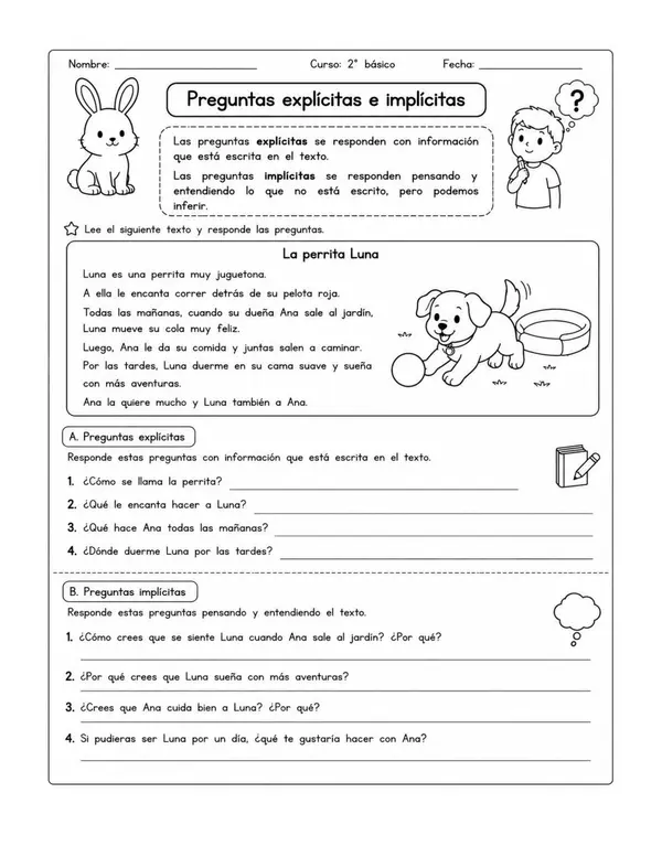 Preguntas explicitas e implicitas 
