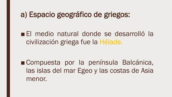 Espacio geográfico de Griegos y Romanos