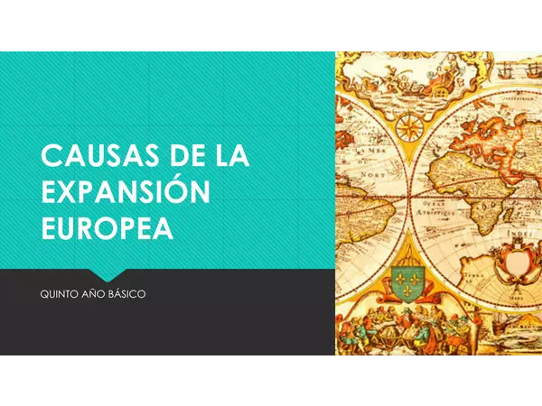 Causas de la expansión europea