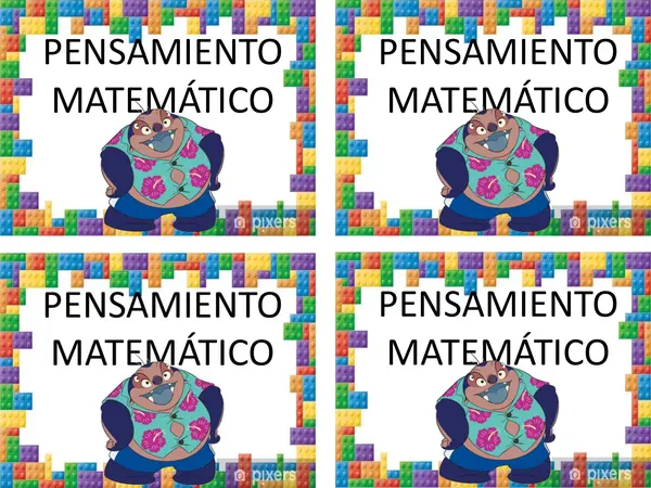MARCADORES DE ASIGNATURAS DE STITCH