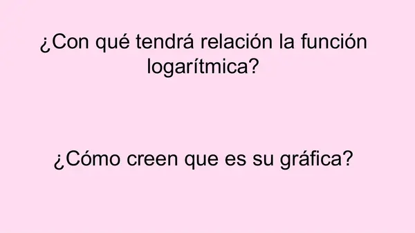 Función Logarítmica