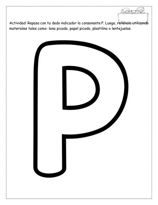 cuadernillo consonante P