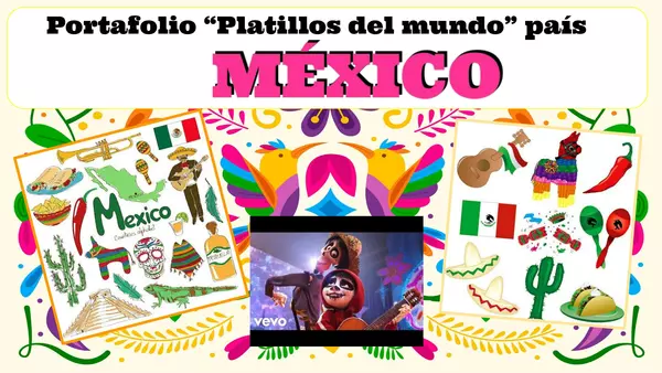 México, portafolio "Platillos del mundo"
