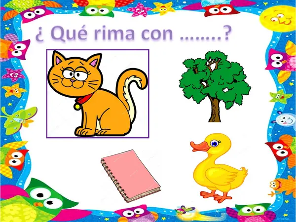 ¿QUE RIMA CON? PRE KÍNDER