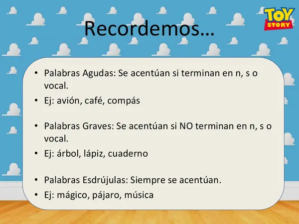 Gramática Jugando con las Tildes