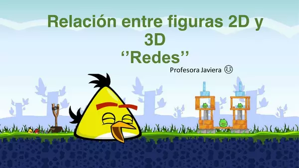 Relación entre figuras 2D y 3D (Redes)