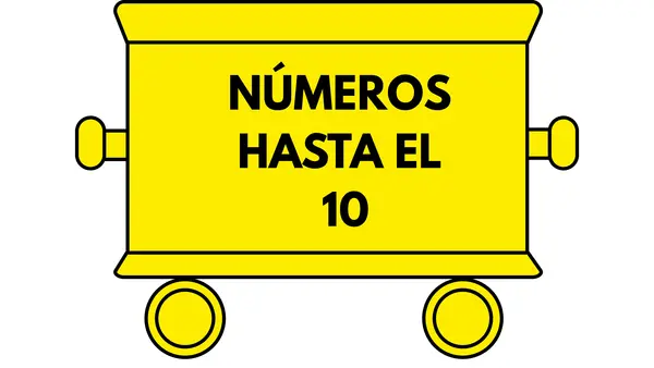 "¡Vamos contando! Armamos el tren del 1 al 10"