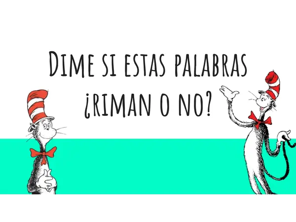 Palabras que riman