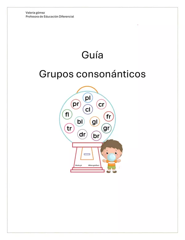 Cuadernillo grupos consonáticos
