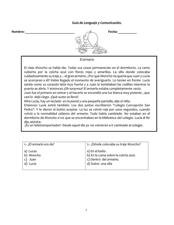 Guía tipos de sustantivos.