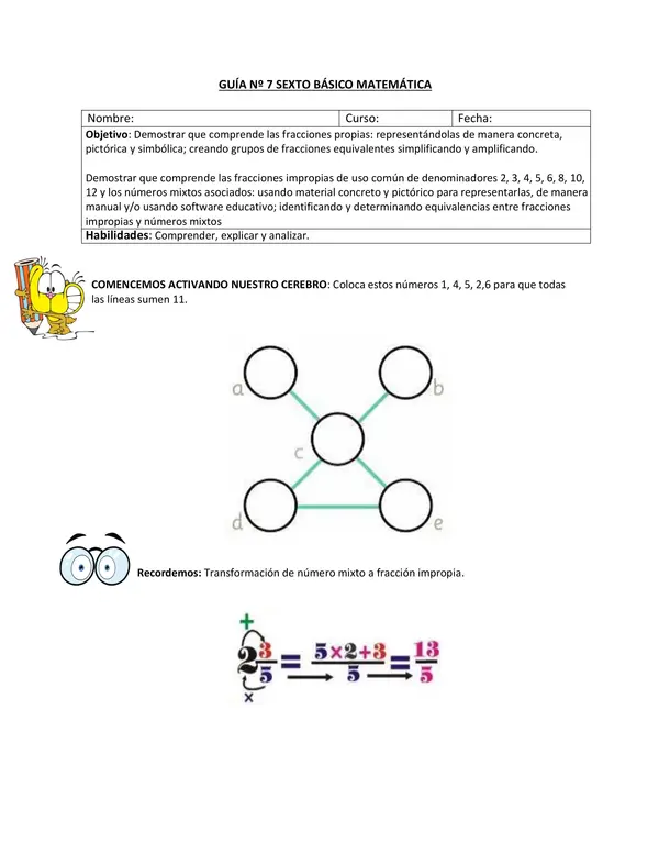 Fracciones propias e impropias