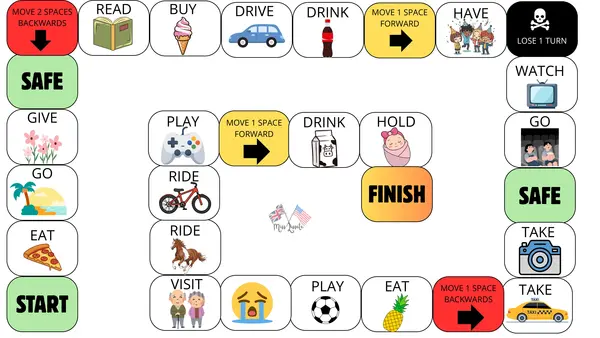 Board Game: Frequency Adverbs