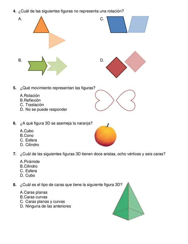 Prueba segundo semestre matemática Tercer año.