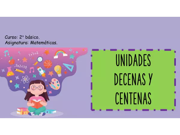 "PPT unidad, decena y centena"