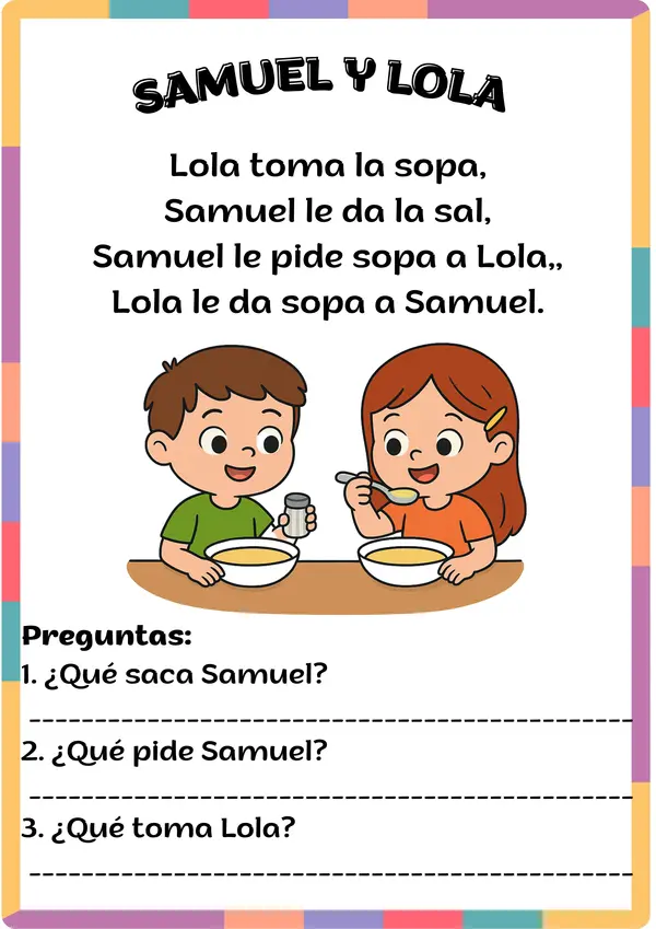 Pack de lecturas para 1° básico | Comprensión lectora inicial