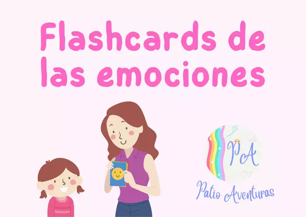 Flashcards de emociones 😄😜😍🙄😬😞🤢