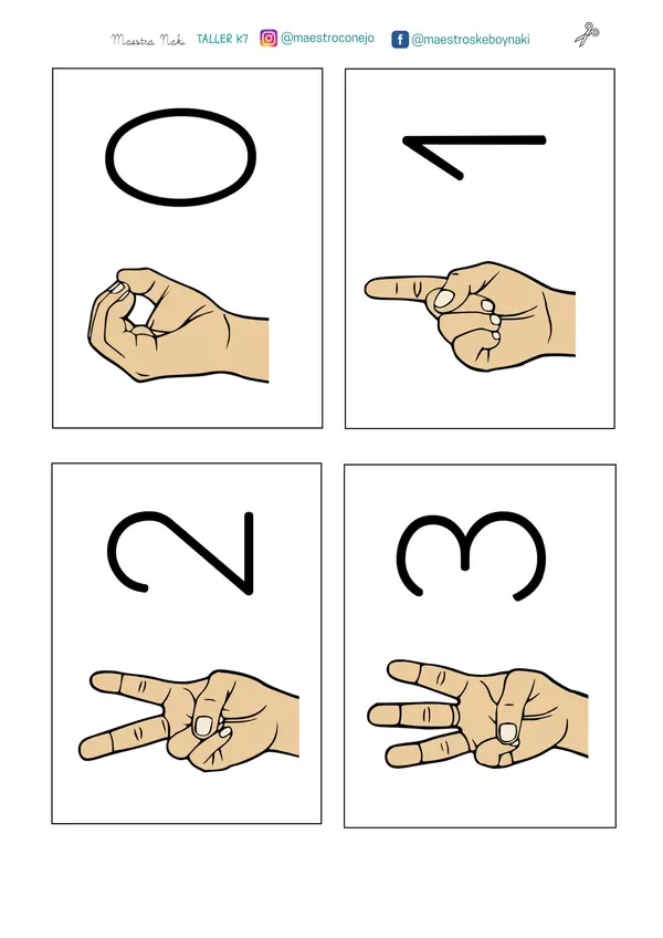 numeros de señas