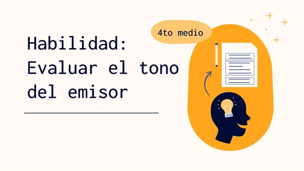 Habilidad: Evaluar el tono del emisor
