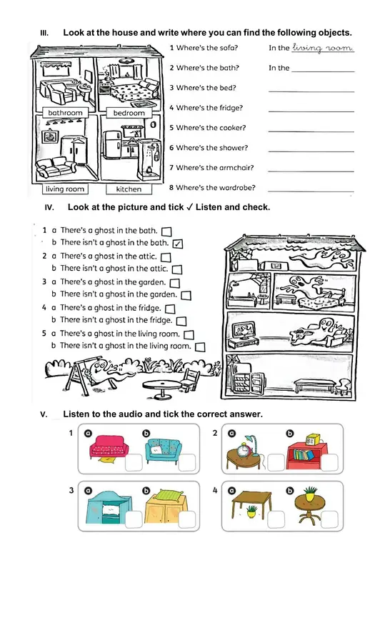 HOUSE AND FURNITURE 5° GRADE | profe.social