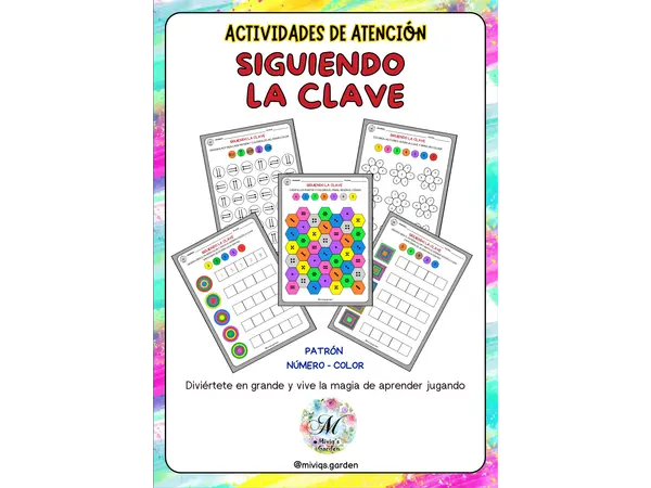 Siguiendo la Clave (36 Actividades de atención)