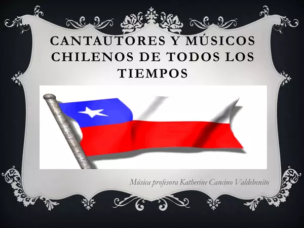 Cantautor chilenos 