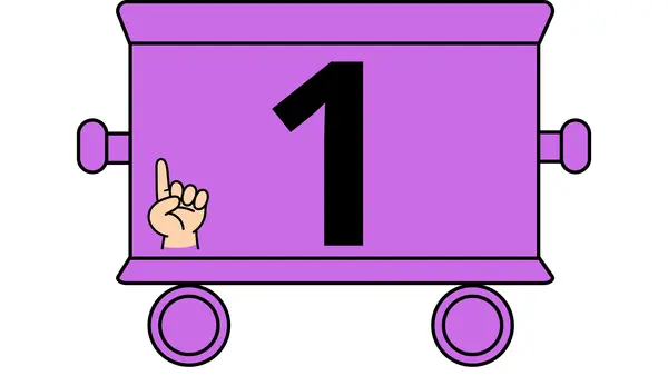 "¡Vamos contando! Armamos el tren del 1 al 10"