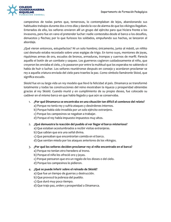 Guía desarrollo de habilidades (localizar, interpretar y reflexionar) 6° básico