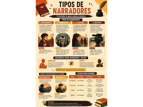 Tipos de narradores