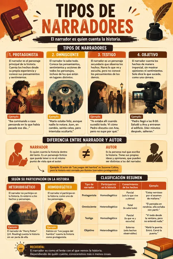 Tipos de narradores