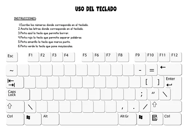 Uso del teclado