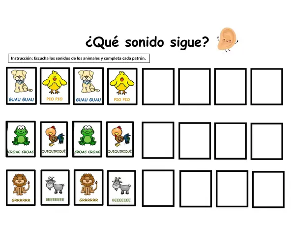 Guía de aprendizaje patrones de sonidos AB