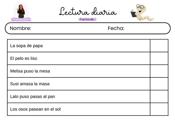 Oraciones de lectura diaria 