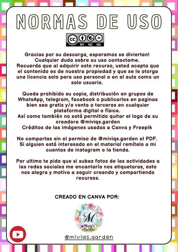 Patrones Divertidos (actividades de atención)