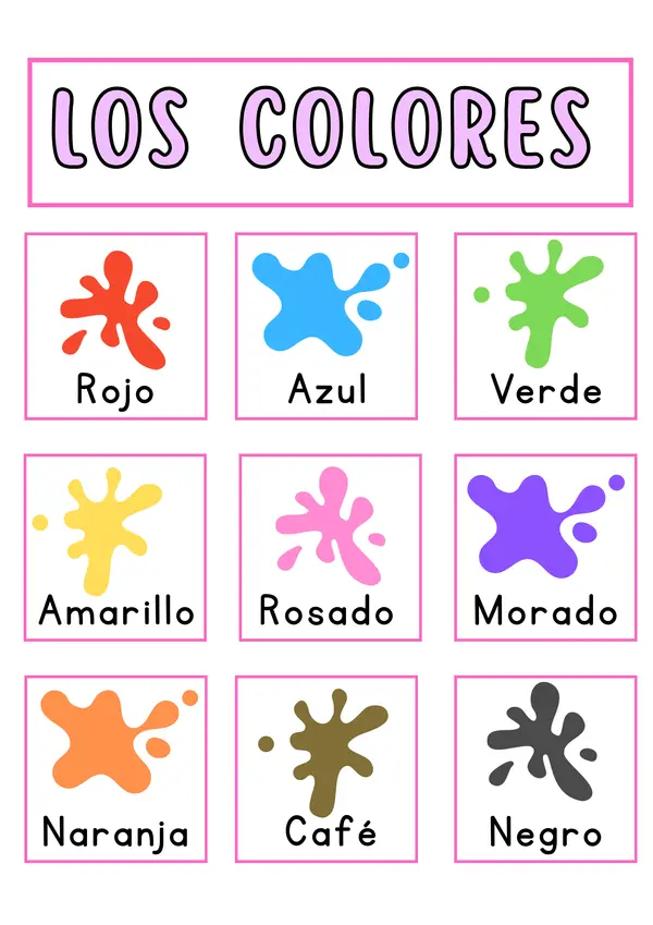 Cuadernillo de Los Colores