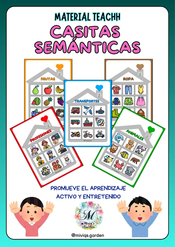 Casitas Semánticas (Material Teacch)