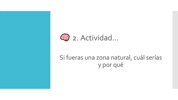 Zonas naturales y sus climas